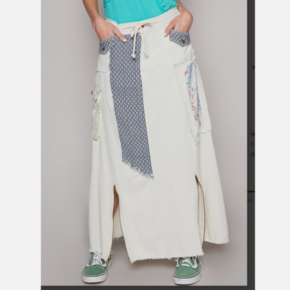 Pol  Pink Denim and Patchwork Jeans 30a main image 1